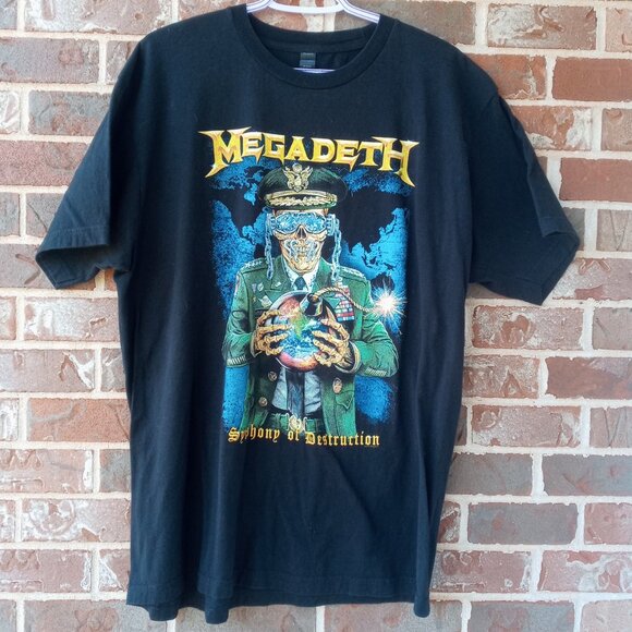 Megadeth Symphony of destruction black Tee Size XL - Picture 1 of 7